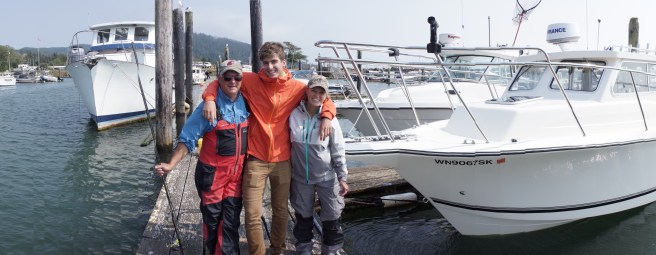 Les Teresa Conor Salmon fishing